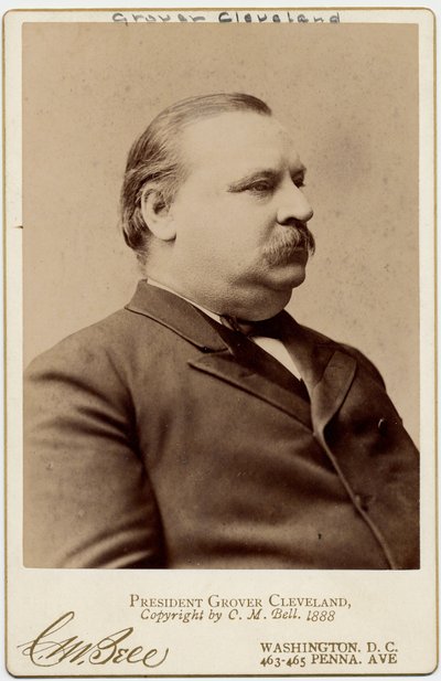 Stephen Grover Cleveland (1837-1908), 22° e 24° Presidente degli Stati Uniti d